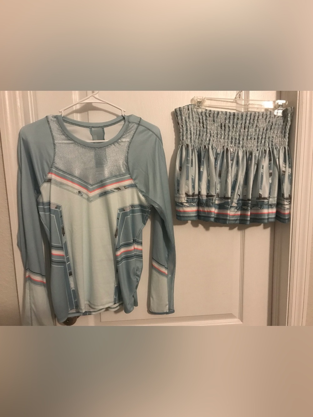 Set-Lucky in Love Can’t Find Me Love Athletic Skort Set, Sz Lg, & Top Sz Lg, New